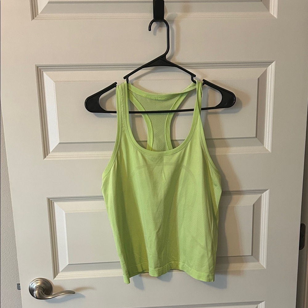 Lululemon Athletica Neon Green Tank Top